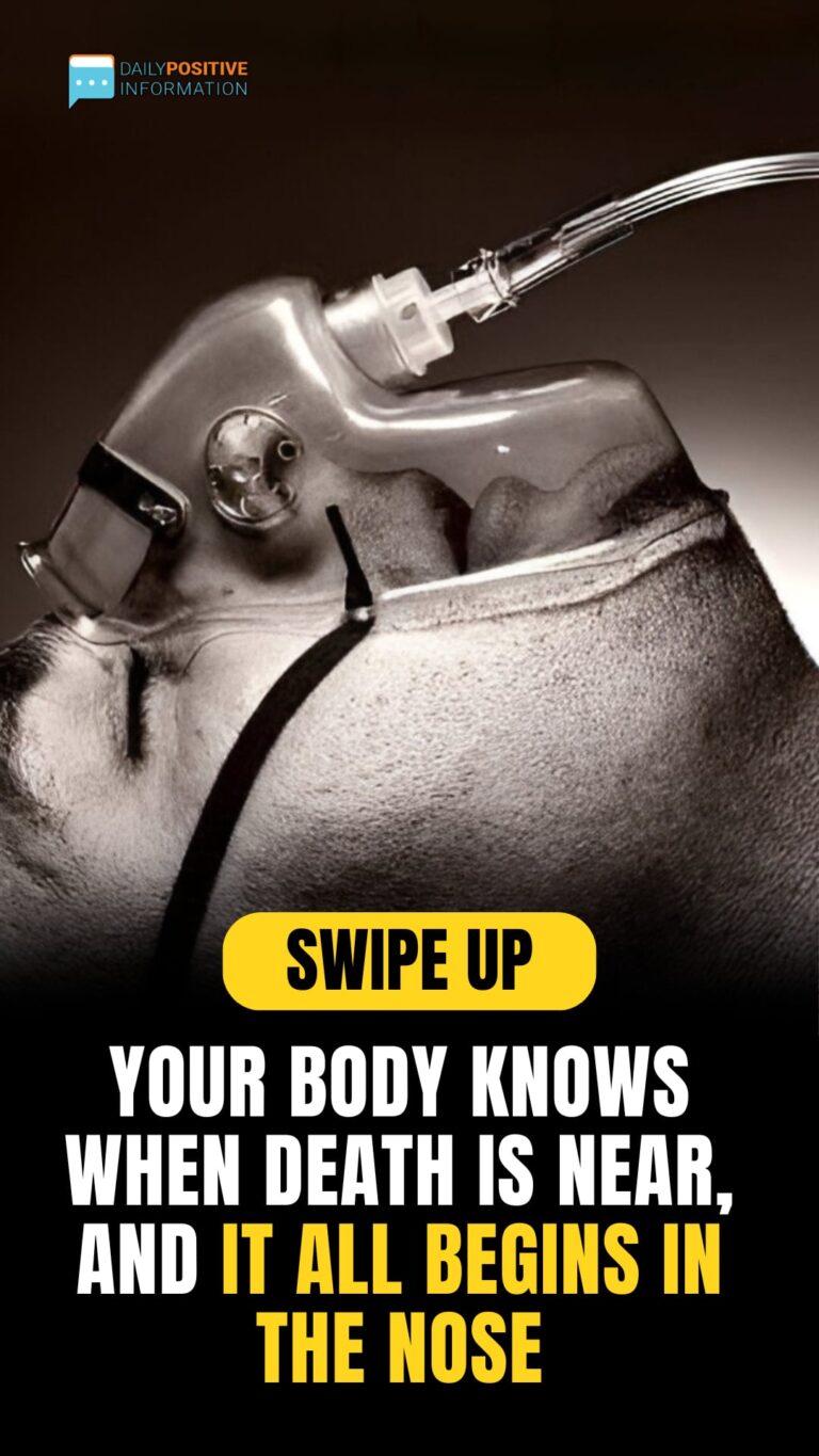 A Study Reveals: Your Body Knows When Death Is Near, And It All Begins In The Nose