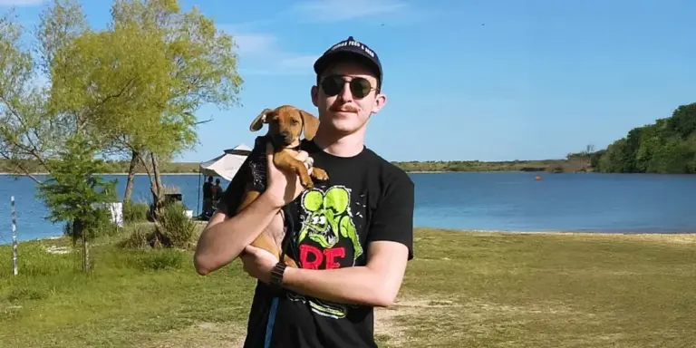 Texas Man Pleads for Donations After Losing 40% of His Skin Rescuing Dog and Home from Fire